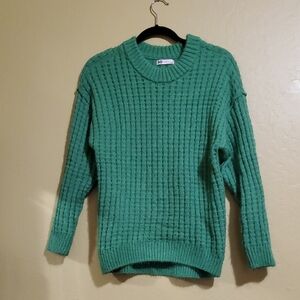 SO Brand Womens Green Sweater